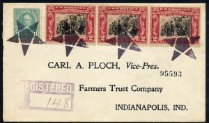 US South Carolina, Pacolet Mills 563, 651  Fancy Cancel Cover, Star