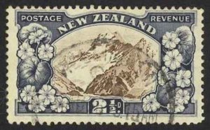 New Zealand Sc# 189 Used (b) 1935 2½p Mt. Cook