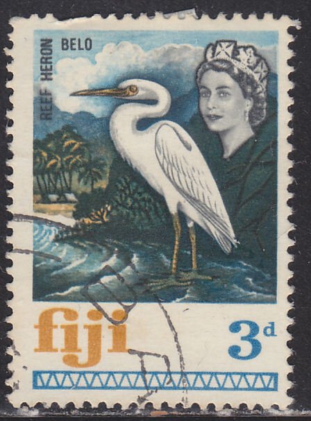 Fiji 262 Reef Heron 1969