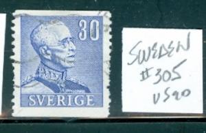 Sweden #305 used 