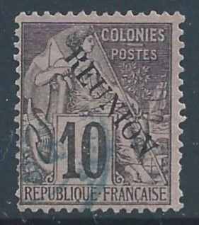 Reunion #21 Used 10c Fr. Cols. Commerce Issue Ovptd. Reunion