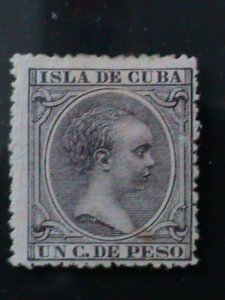 ​CUBA-1890-SC#132 KING ALFONSO XIII MH-VF-134 YEARS OLD WE SHIP TO WORLDWIDE