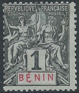 Benin, Sc #33, 1c MNG