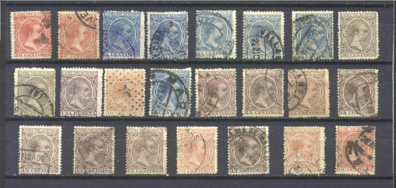 Spain 257-68, 23 used values,SCV27.85