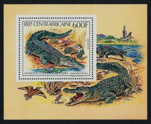 Central Africa C265 MNH Nile Crocodile