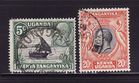 Kenya, Uganda, Tanzania 47, 50 U King George V (C)