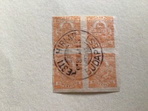 Hungary 1915 used stamps block A14488