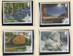 Guernsey Sc 1340-1343 2016  4 Seasons stamp mint NH