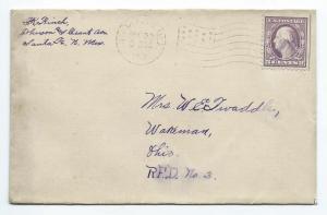 U.S., Sc #501, 1917 Cover, Santa Fe, N. Mex. CDS