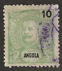 Angola, 40, used 1898,  (a545)