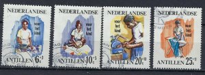 Netherlands Antilles B73-76 Used 1966 set (ak2356)