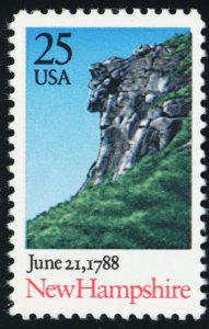 2344, Mint NH - TEN Copies of 25¢ New Hampshire Stamps - Stuart Katz