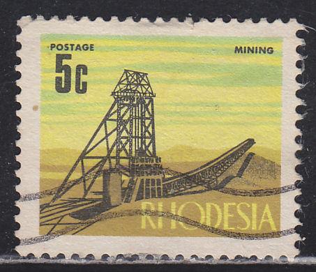 Rhodesia 281 Crushed Rock Tailings Pile 1970