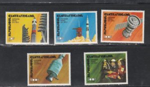 Central Africa # 251-252, C135-137, Apollo Soyuz, Mint NH, 1/2 Cat.