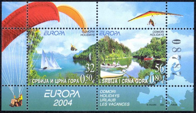 Serbia Sc# 248 MNH Souvenir Sheet 2004 Europa