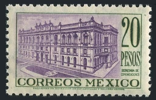 Mexico 829,MNH.Michel 928. Communications buildings,1947