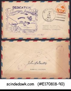 UNITED STATES USA 1937 MUNICIPAL AIRPORT FIRST FLIGHT COVER