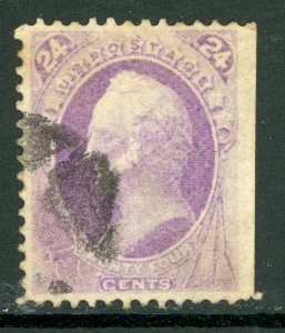 USA 1870 Winfield Scott 24¢ Purple Scott # 153 Used N21 ⭐⭐⭐⭐