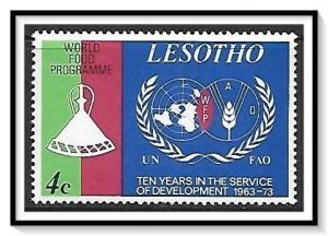Lesotho #136 World Food Program MNH