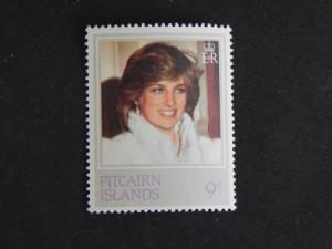 PICAIRN ISLAND 1982 21ST ANNIVERSARY OF THE BIRTH OF PRINCESS DIANA 9C MNH