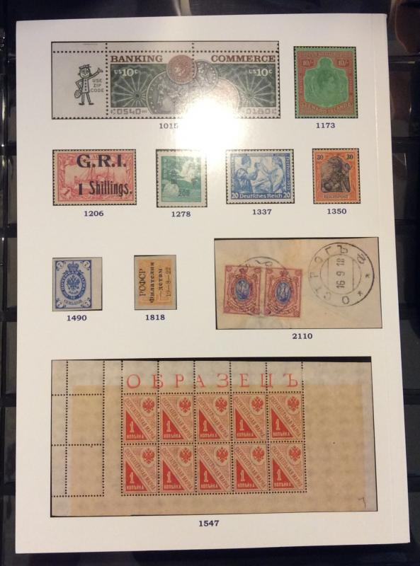 Raritan Catalog Auction #77,Mar 2-3,2017,Rare Russia,Errors & Worldwide Rarities