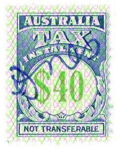 (I.B) Australia Revenue : Tax Instalment $40