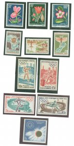 Mali #55-65  Single (Complete Set)