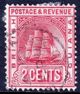 British Guiana - Scott #172 - Used - Paper adhesion on reverse - SCV $0.75