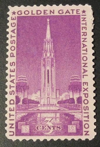 1939 3c Golden Gate Intl. Exposition Scott 852 Mint NH