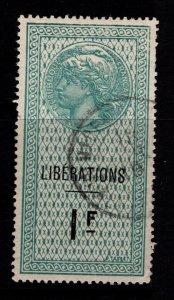 French West Africa 1f Liberation Rev Used - S37883
