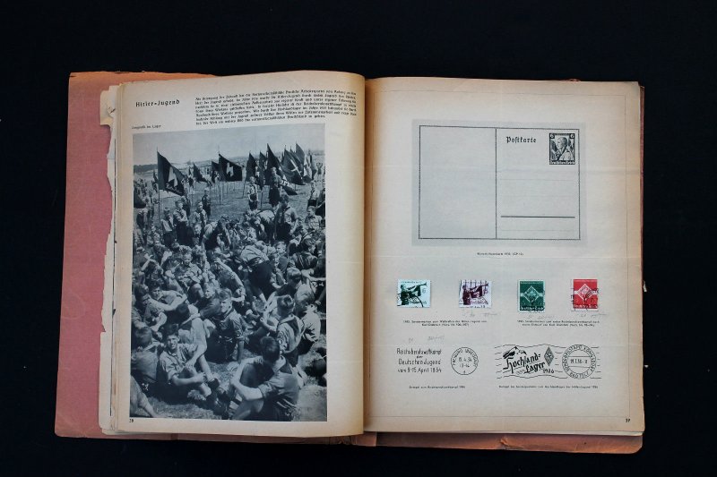 Germany Stamp Collection Amazing 3rd Reich Propaganda Stamp Album