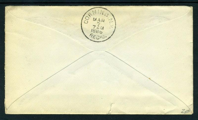 #210 GREAT BATH - STUBEN CO. NY Cancel - Really Nice