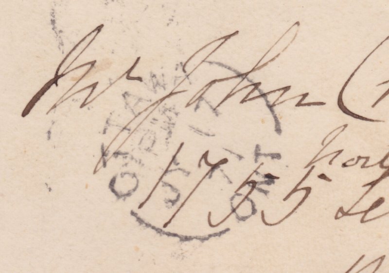 CANADA cover 1871 fancy cancel #27 Large Queen