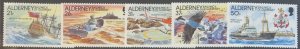 ALDERNEY 1991 CASQUETS LIGHTHOUSE  SGA47/51 UNMOUNTED MINT