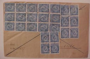 GERMANY INFLATION 50M TEUBLITZ JAN 1922 #70 X 25 CAT 50M (=$85.00)