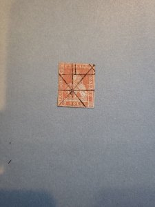 Stamps Tuscany Scott #3 used with cert