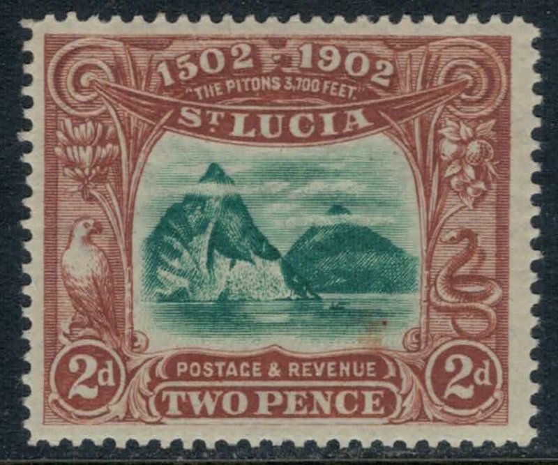 St. Lucia #49* NH CV $15.00