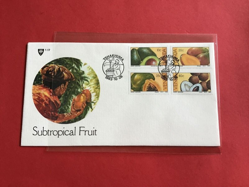 Venda 1983 Subtropical Fruit  stamp cover R34580 