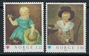 Norway 744-45 MNH 1979 Intl Year of the Child (ak3260)