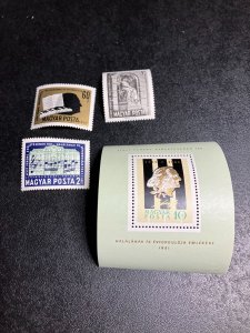 Hungary Scott 1413-16 Mint NH