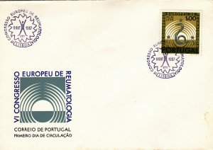 PORTUGAL FIRST DAY CENTENARY CONGRESSO EUROPEU REUMATOLOGIA (1967)