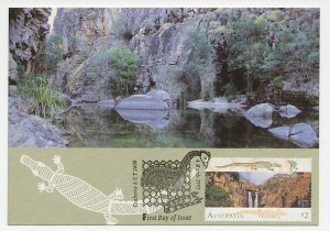 Maximum card Australia 1993 Waterfall - Twin Falls