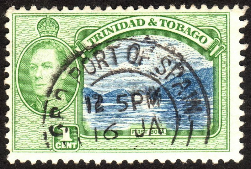1938, Trinidad and Tobago 1c, Used, Sc 50