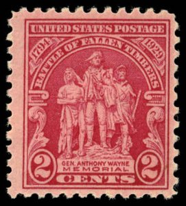 US Sc 680 MNH - 1929 2¢ -Battle of Fallen Timbers