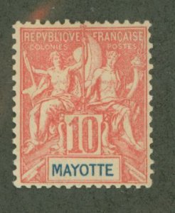 Mayotte #6 Unused Single