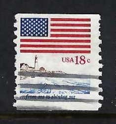 UNITED STATES 1891 VFU FLAG LIGHTHOUSE Z7726-8