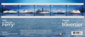 Canada 2023 MNH Stamps Souvenir Sheet Scott 3388 Ships Ferry Ferries