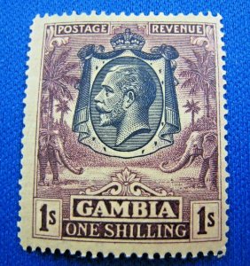 GAMBIA  1929  -  SCOTT # 113a  -   MLH       (X23)