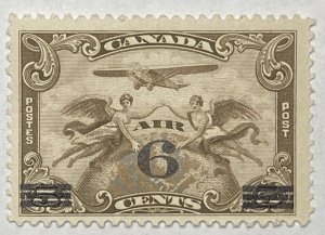 CANADA 1932 #C3 Two Winged Figures Surcharged Air Mail - MNH (CV 22$ +)