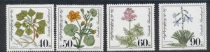 Germany 1981 Welfare Endangeres Species, Flowers MUH